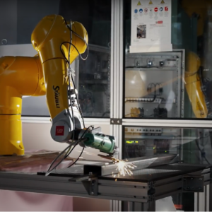 Studying the precision of robots performing manufacturing operations